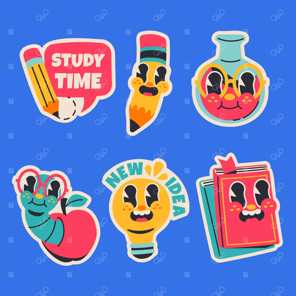 مجموعه برچسب‌ها برای فصل بازگشت به مدرسه