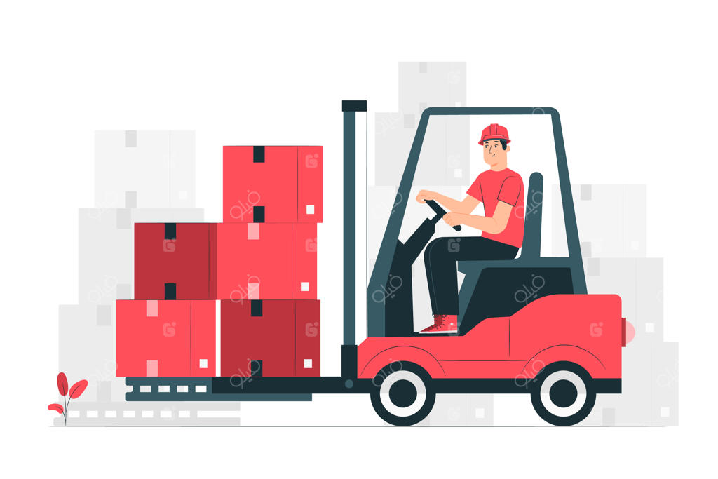 تصویرسازی مفهوم لجستیک