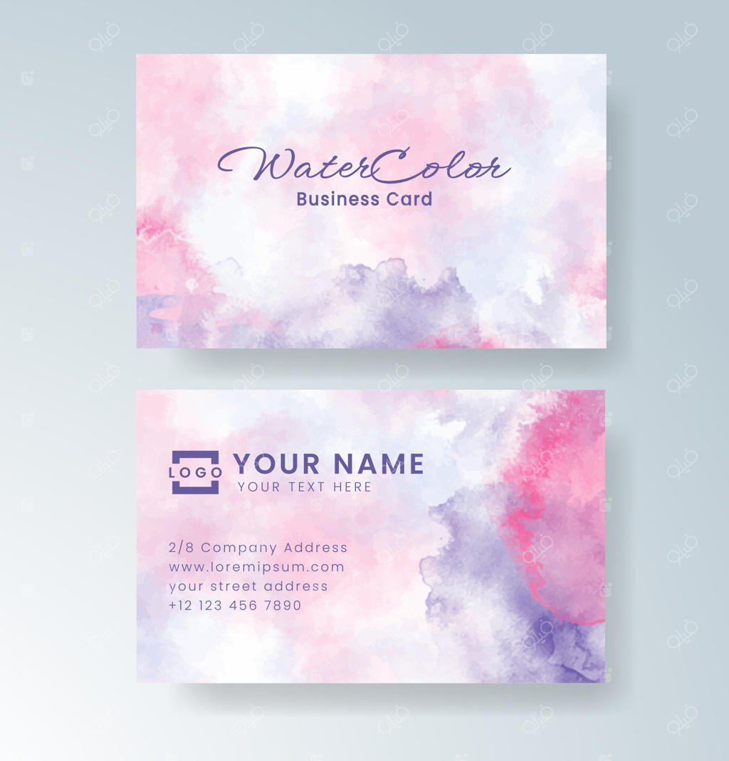 قالب کارت ویزیت با ترکیب بی نقص رنگ و خلاقیت