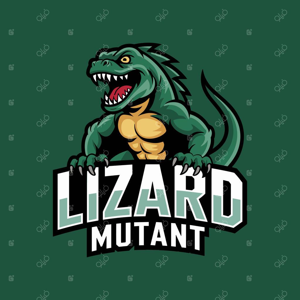 لوگوی جهش‌یافته مارمولک