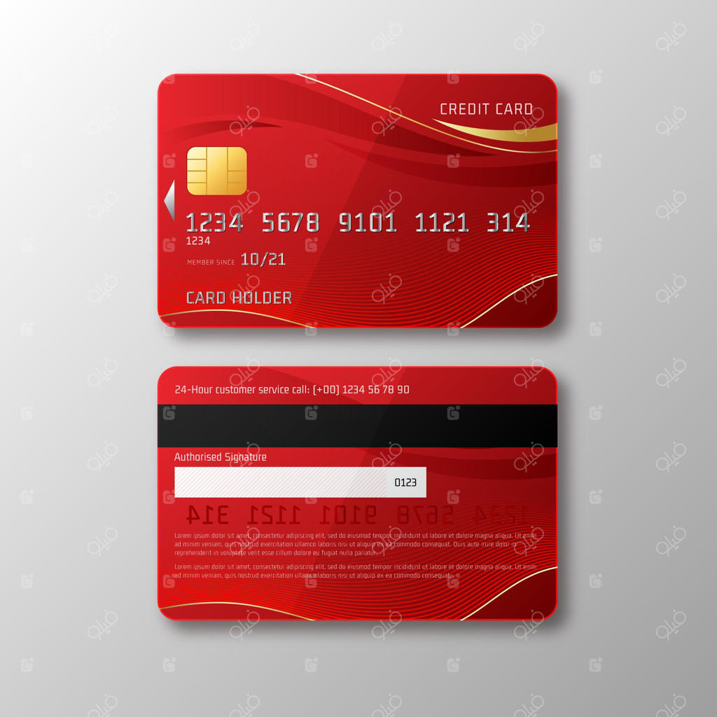 کارت اعتباری تک‌رنگ و واقعی