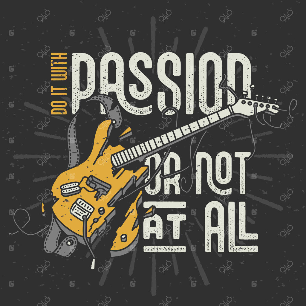 نقل قول و تصویر یک گیتار شکسته