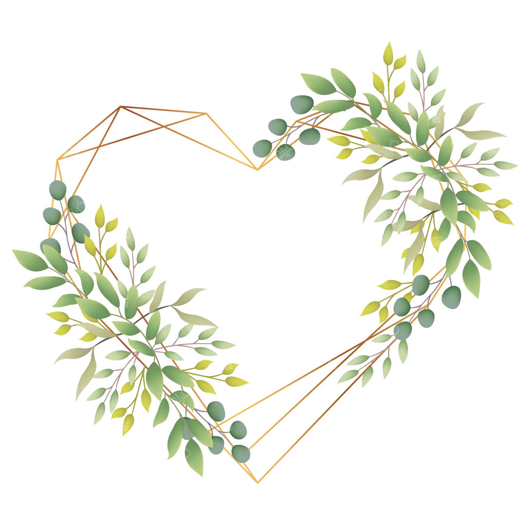 پس‌زمینه قاب سبز و گیاهی