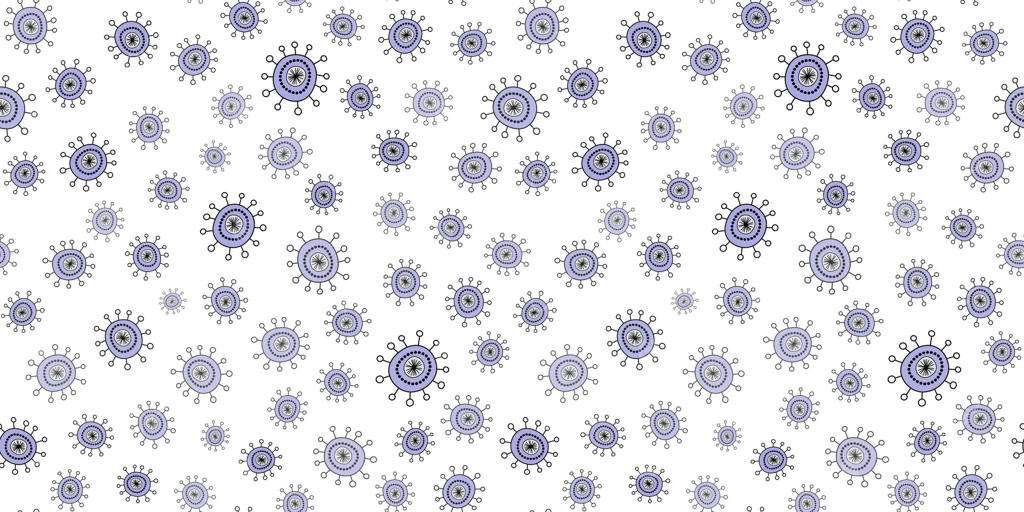 طرح بدون درز با عناصر گل‌دار تصادفی: گل‌های خاکستری رنگ اسطوخودوس بر روی زمینه سفید. طراحی ساده گل‌های دست‌نویس. دکور روستایی به سبک فولکلور برای خانه.