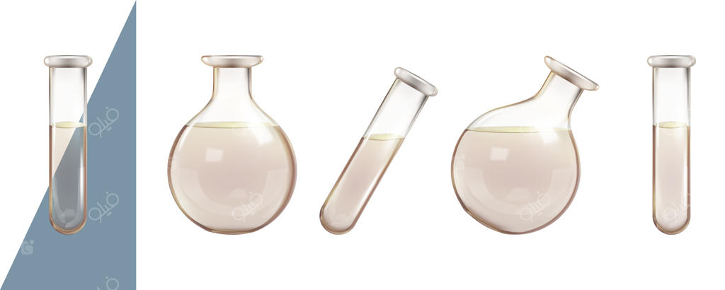 تصویرسازی از ظروف آزمایشگاهی در Science Pro Vector