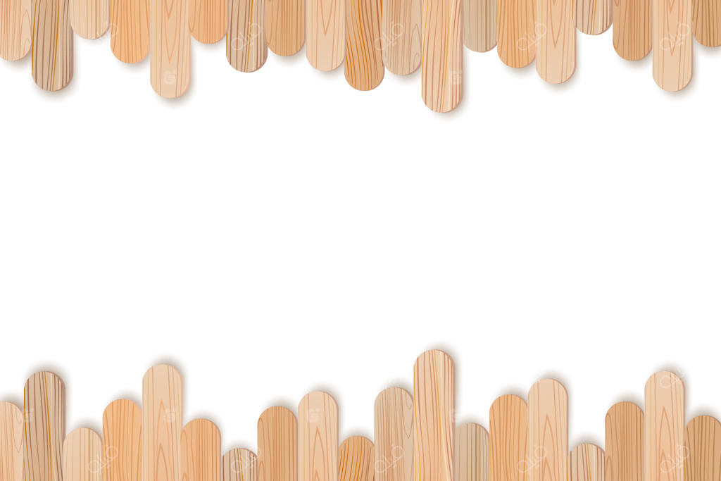 چوب‌های طبیعی یا پلاستیکی واقعی.