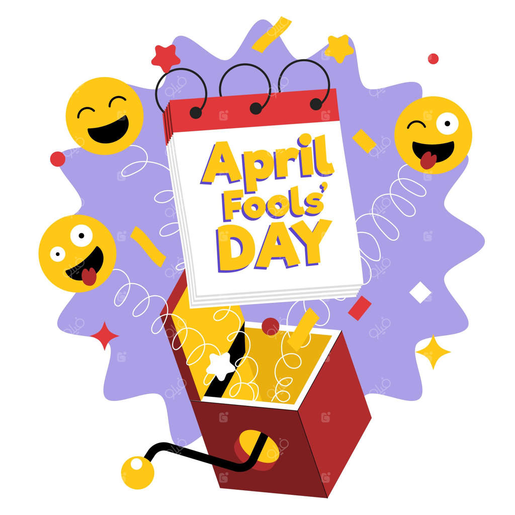 تصویرسازی دست‌‌‌ساز روز اول آوریل (روز دروغ‌ آپریل)