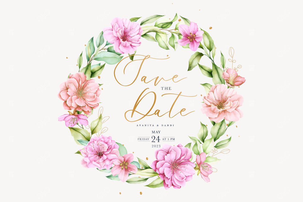 طراحی تاج گل ساکورا به صورت دستی