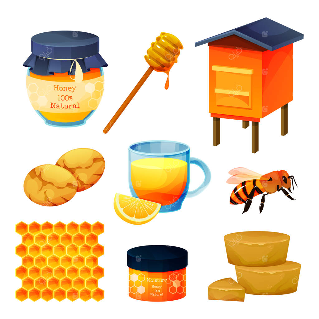 محصولات عسل و مجموعه زنبورداری