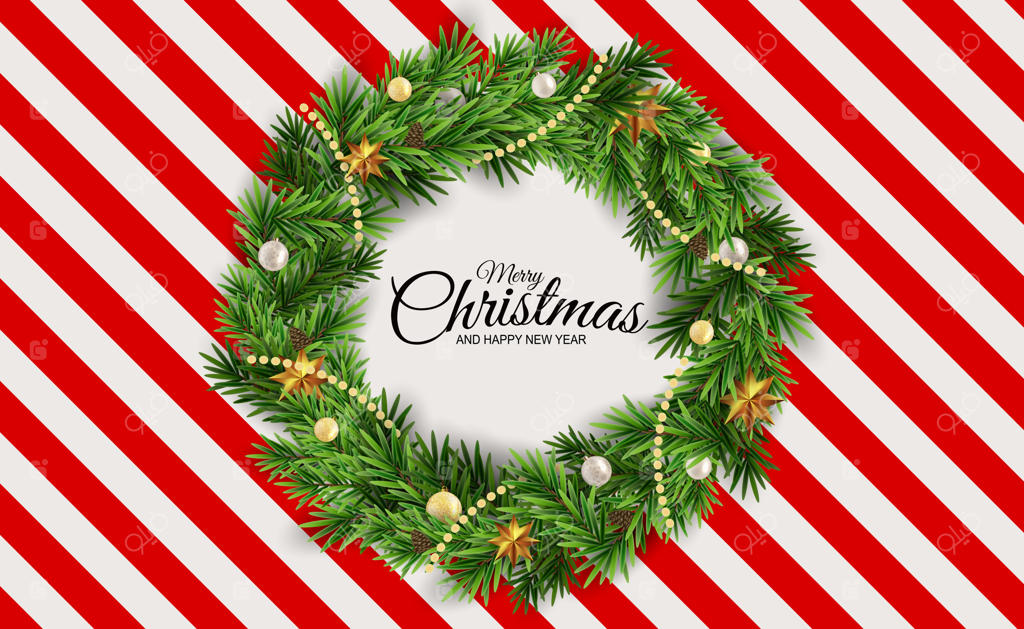 زمینه سال نو و کریسمس مبارک.