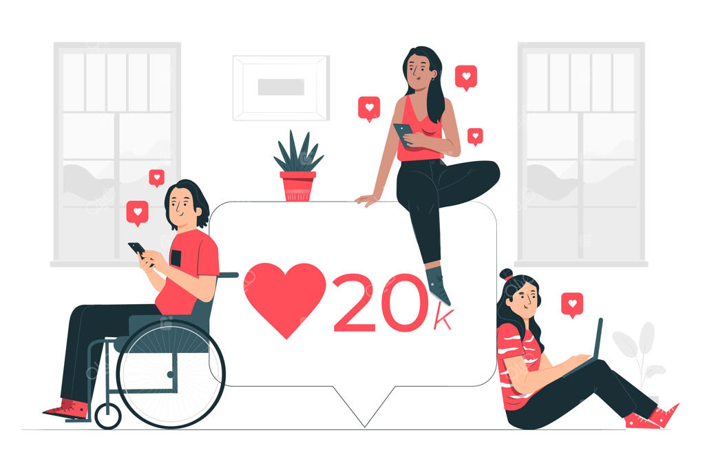 تصویرسازی مفهوم دنبال‌کننده‌ها