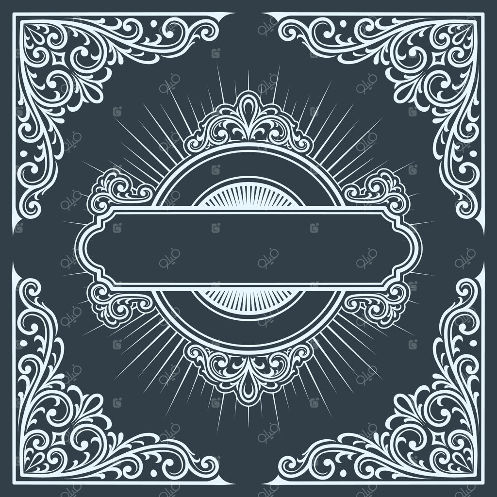 قاب قدیمی شیک با تزئینات مجلل