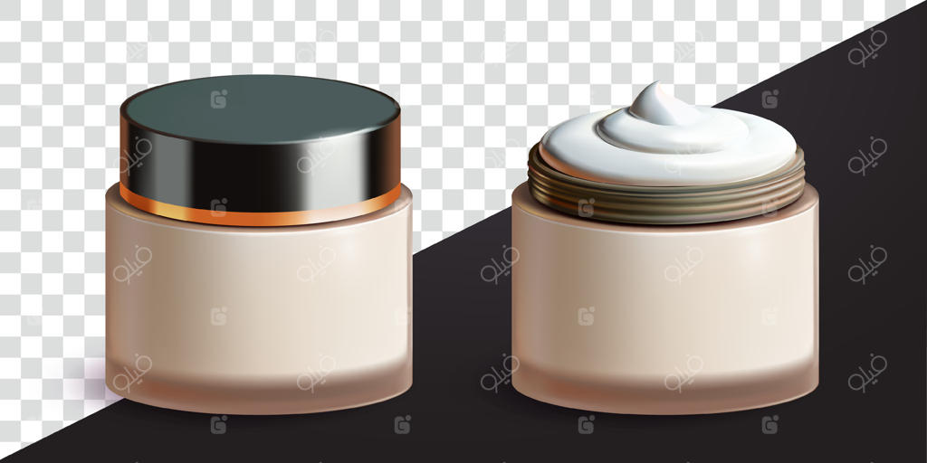 ظرف کرم آرایشی سه‌بعدی؛ مناسب برای لوازم آرایشی و تبلیغات