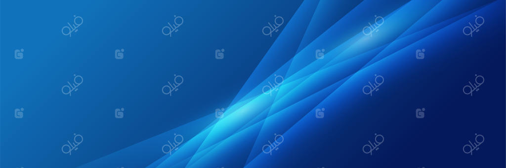 مجموعه‌ای از طرح‌های پس‌زمینه بنر آبستره آبی شفاف و مدرن