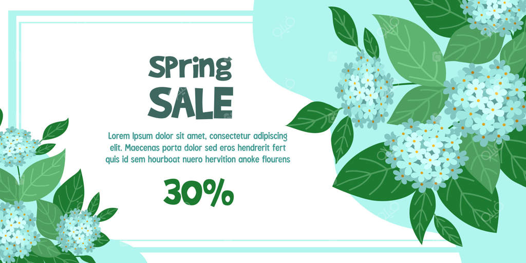 بنر گل ادریسی باغی، فروش فصلی برای گل‌فروشی‌ها و نهالستان‌ها.