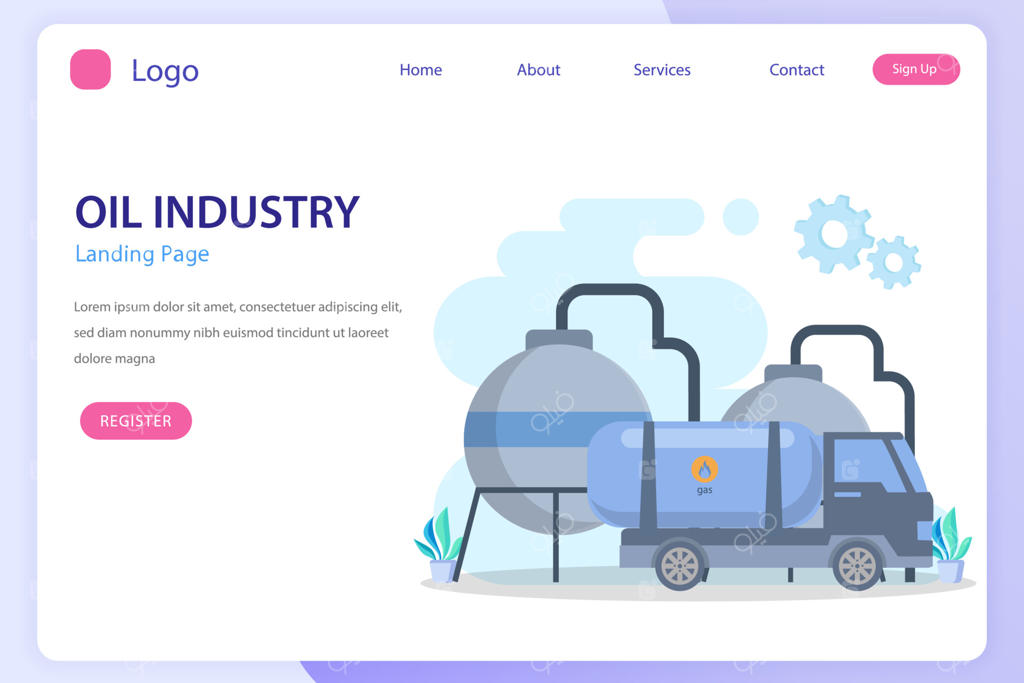 صنعت نفت و گاز - بردار به سبک فلت