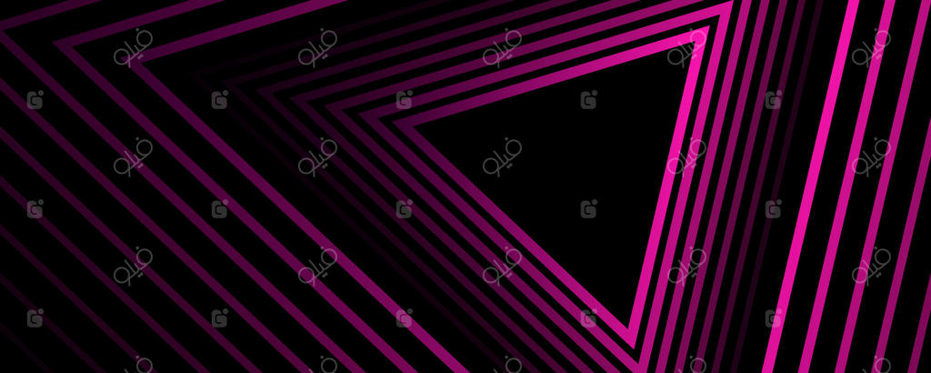 الگوهای جسورانه مثلث صورتی بر روی پس‌زمینه تیره - وکتور حرفه‌ای را کشف کنید