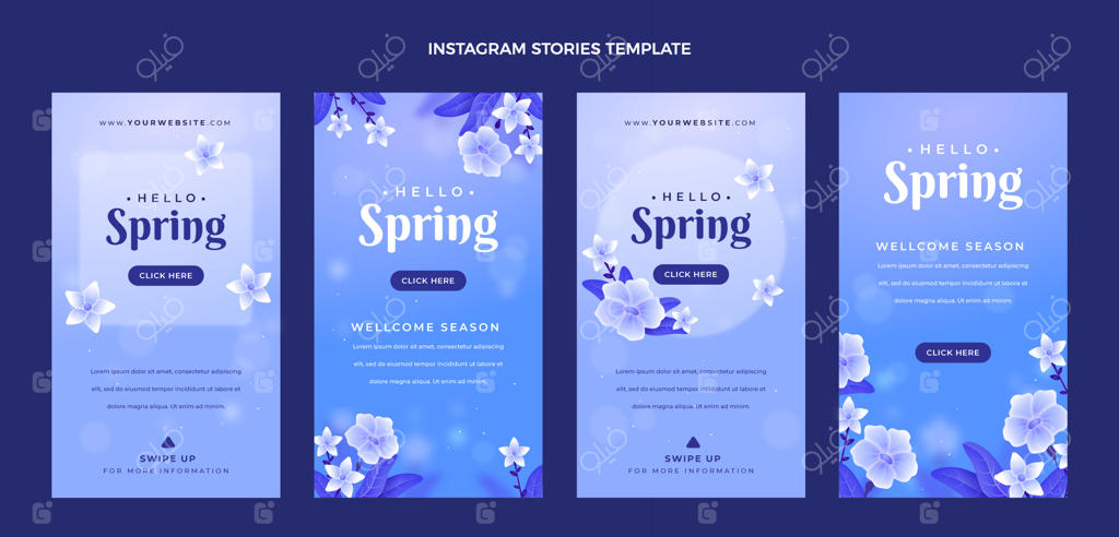 مجموعه استوری‌های اینستاگرام بهاری و واقعی