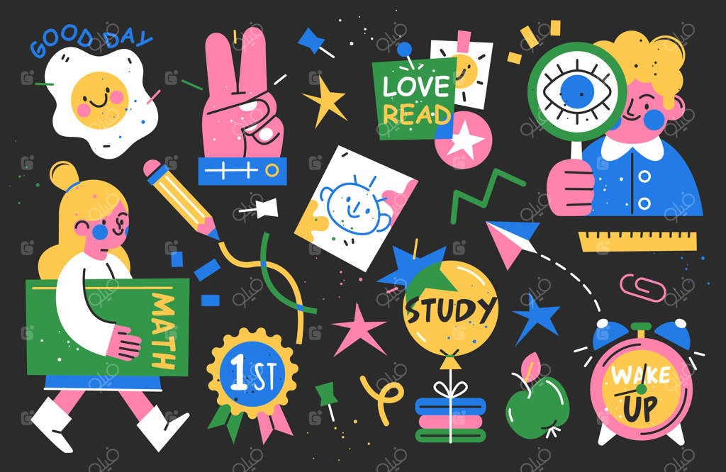 مجموعه شخصیت‌ها و عناصر بازگشت به مدرسه وکتور