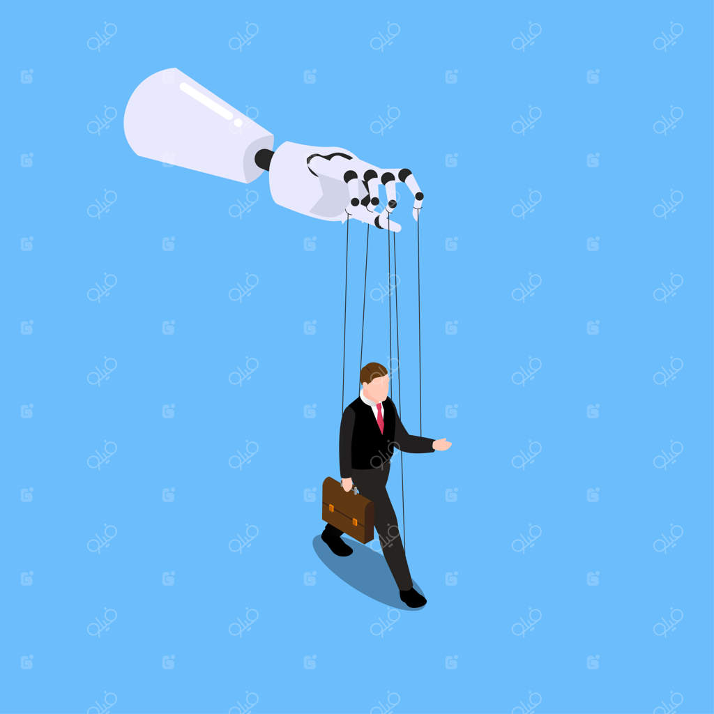 کنترل انسان توسط ربات با نخ‌ها