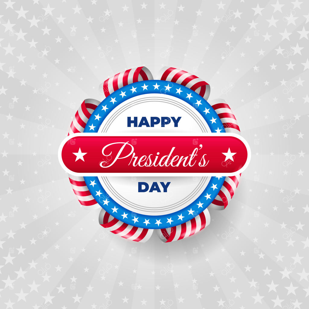 پس‌زمینه روز رئیس‌جمهور آمریکا با نشان