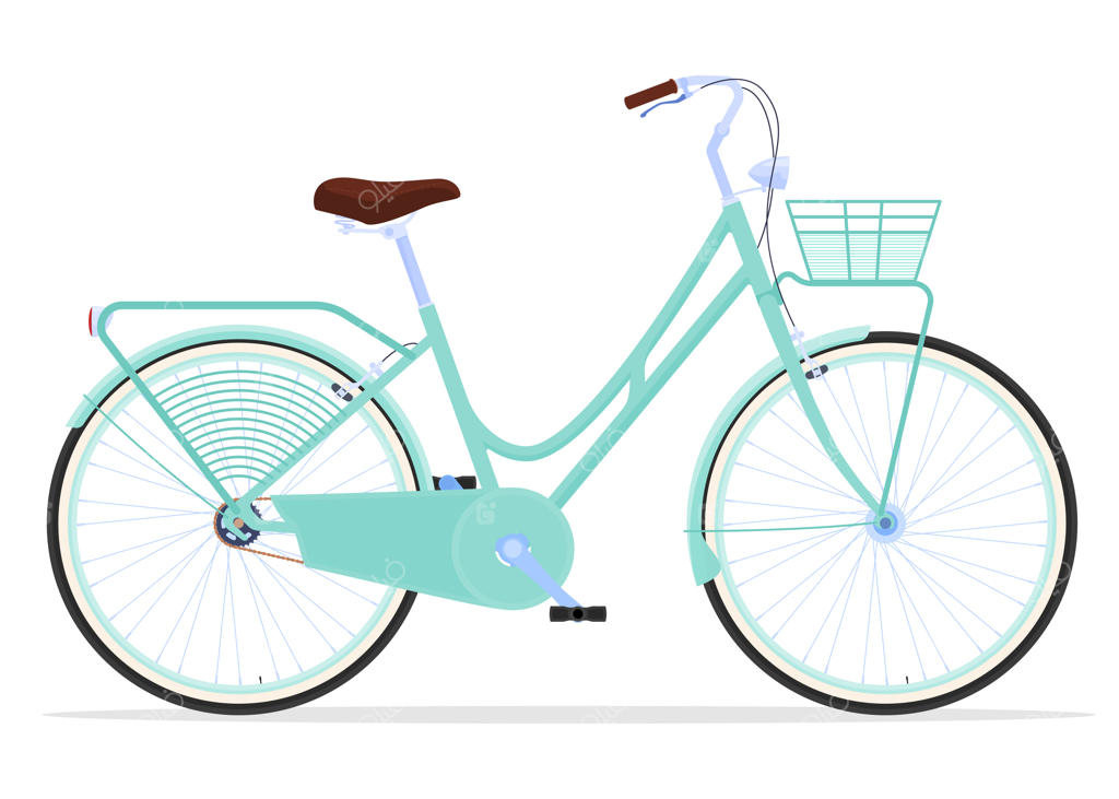 تصویر دوچرخه قدیمی زنانه