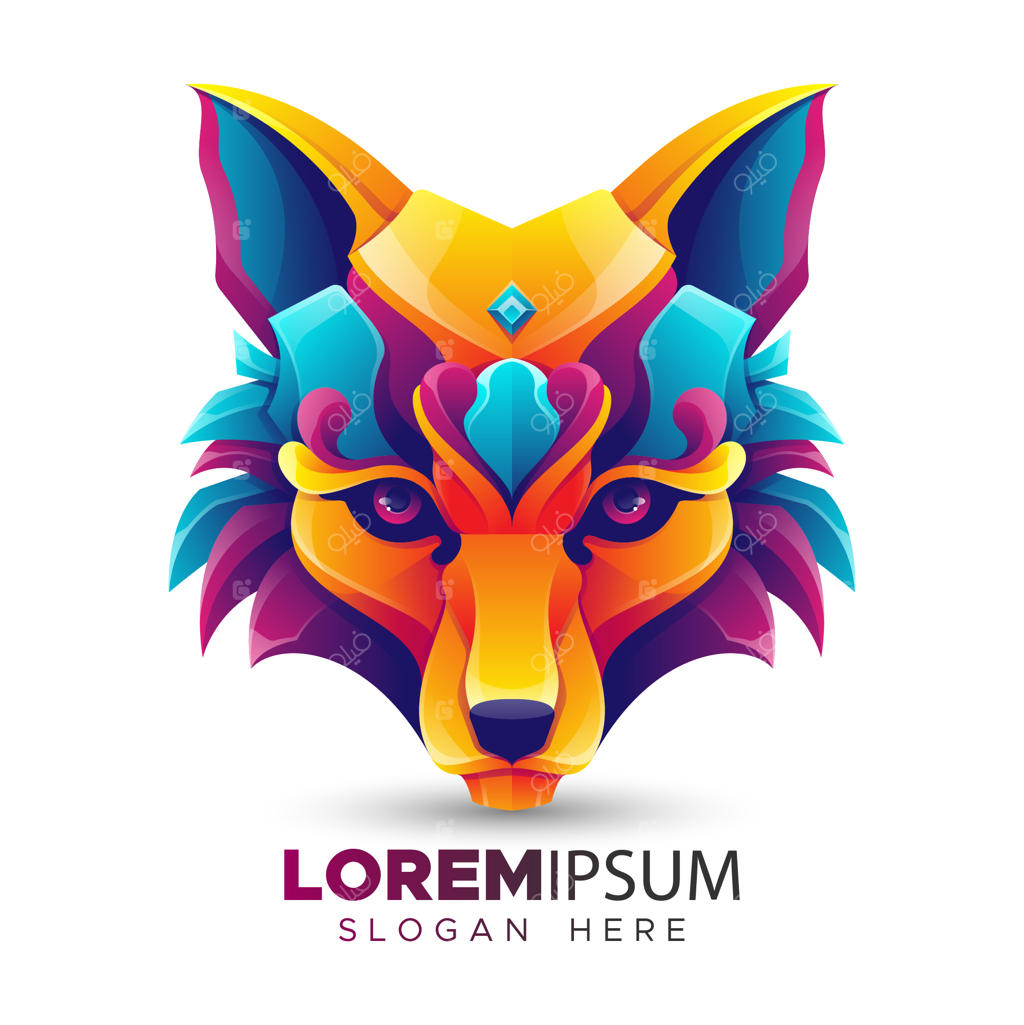 الگوی لوگوی روباه