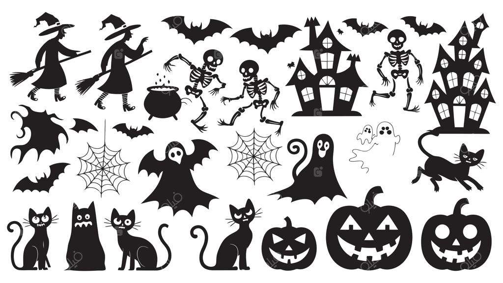 مجموعه سیلوئت‌های هالووین