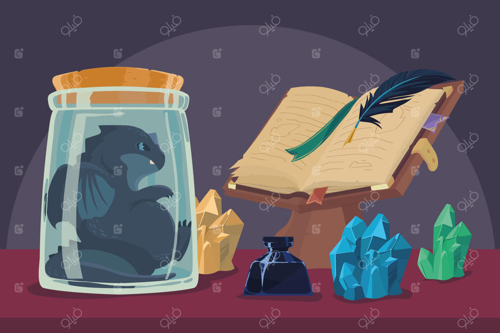 اشیاء مرموز کیمیاگری از جمله کتاب