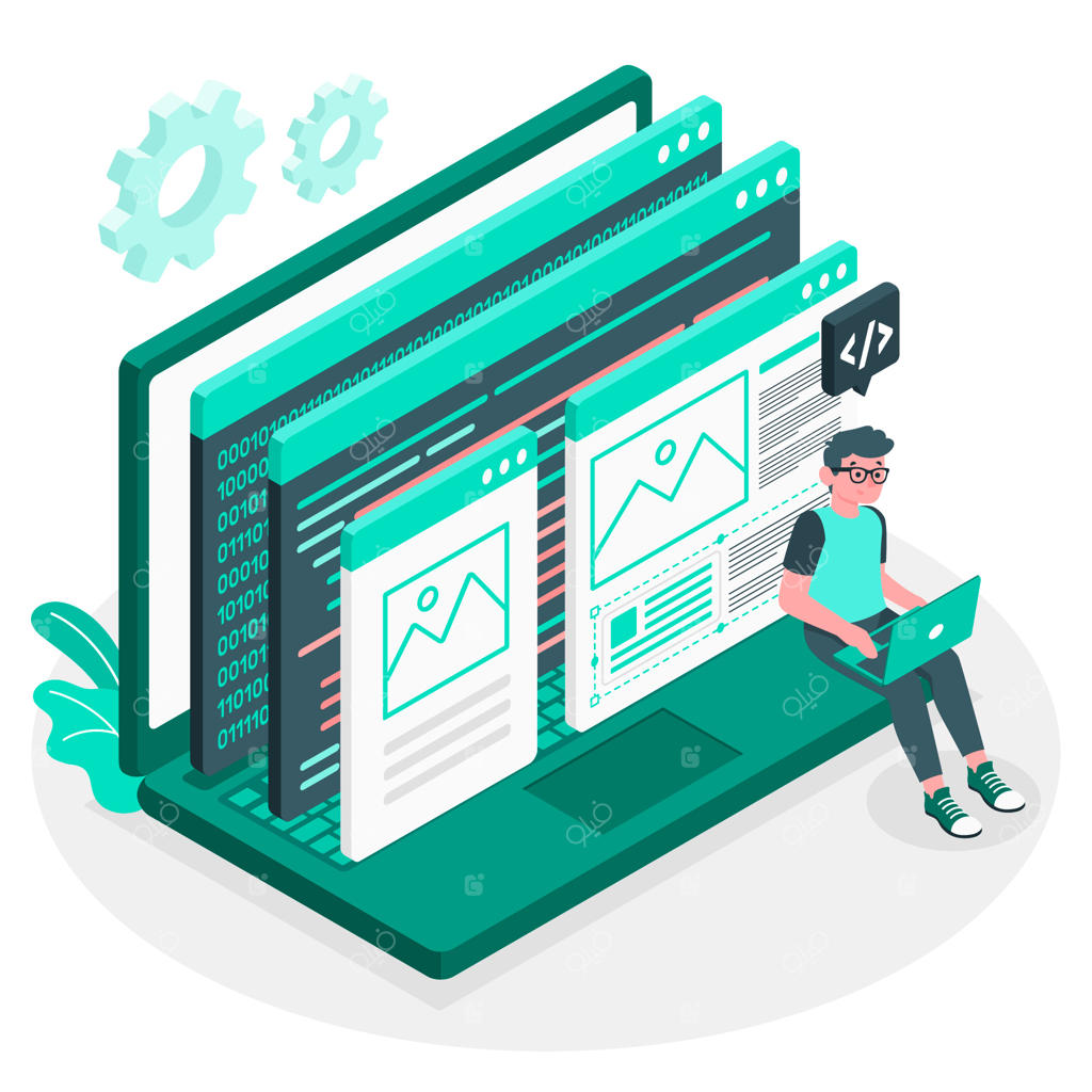 تصویرسازی مفهوم فعالیت توسعه‌دهندگان