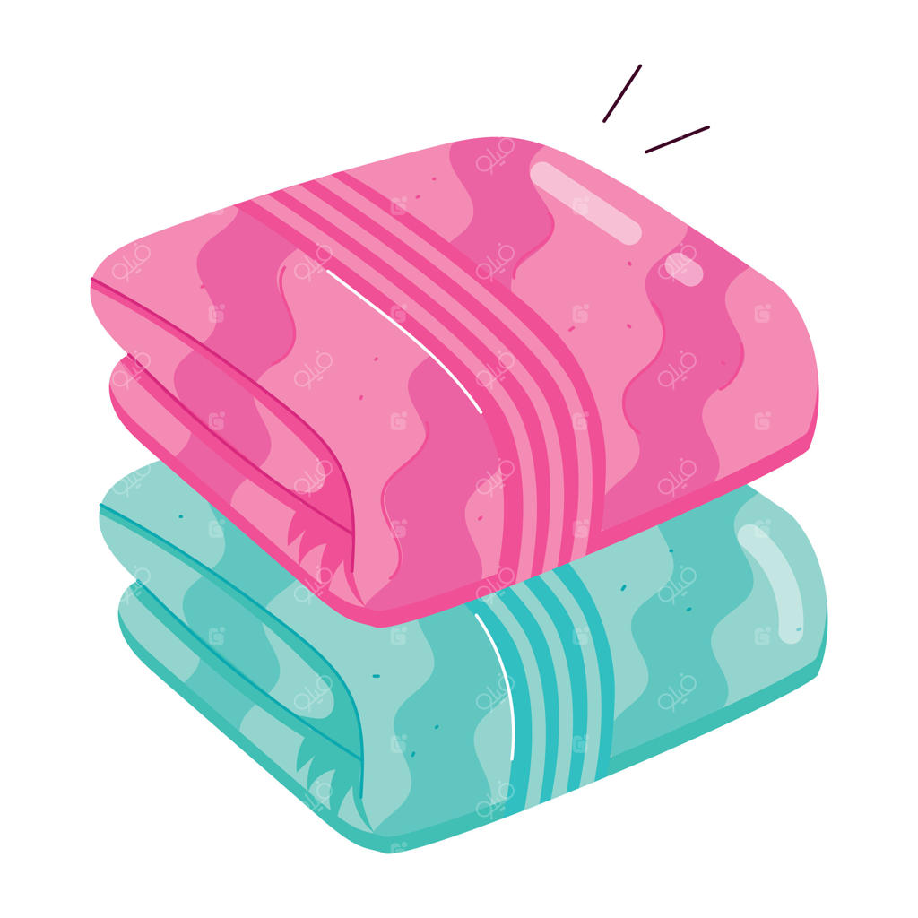 مجموعه‌ای از برچسب‌های آرایشگری به سبک تخت