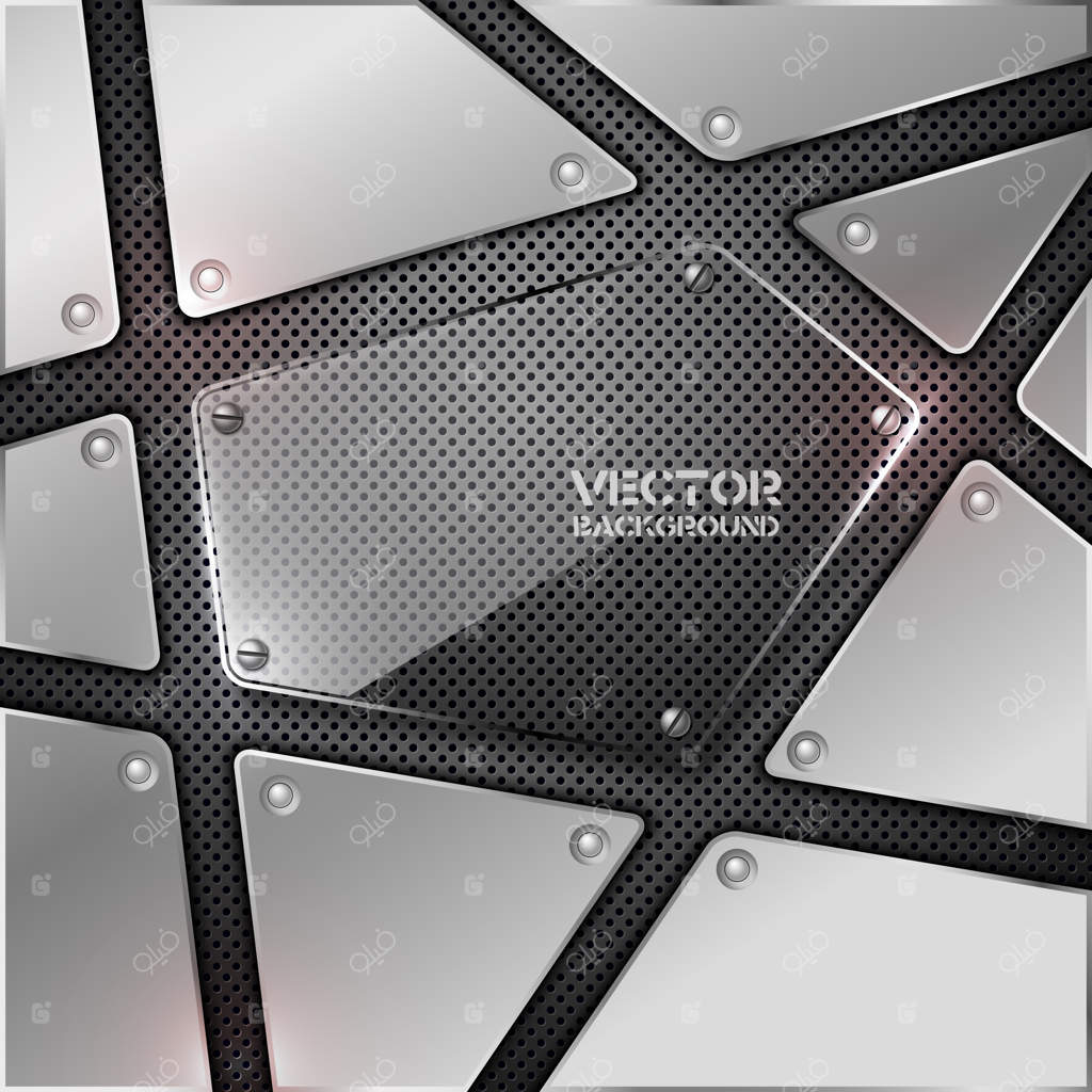 پس‌زمینه فلزی انتزاعی