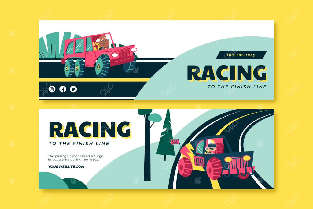 طرح طراحی مسابقه با دست