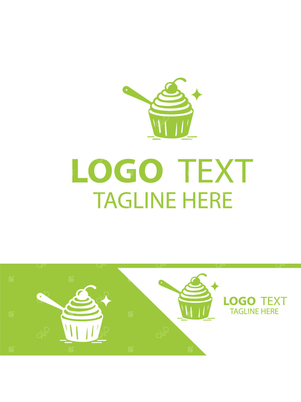 لوگوی باغبانی «ریشه‌های شیرین»