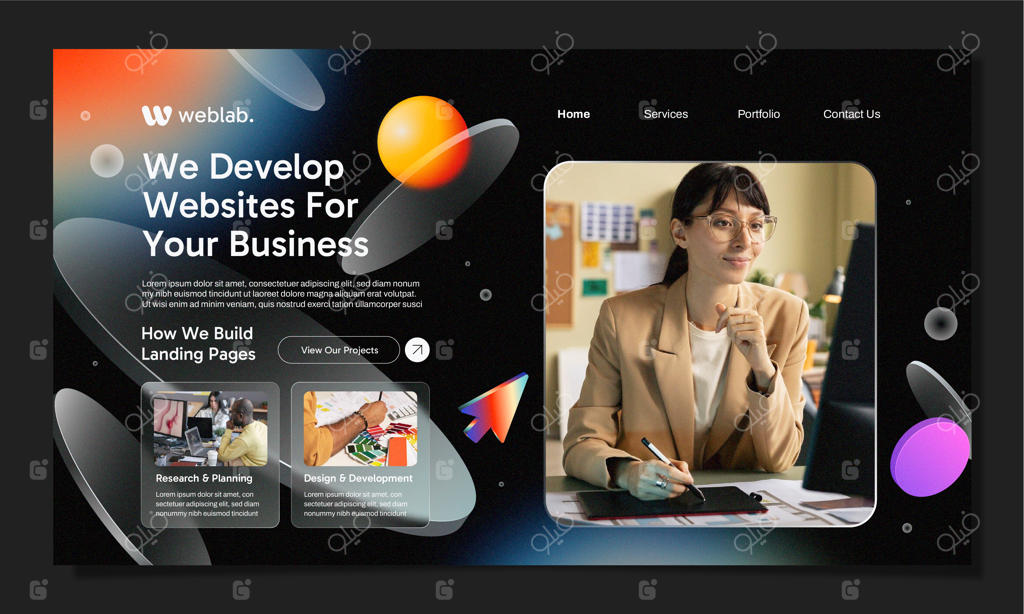 طراحی قالب وب‌سایت