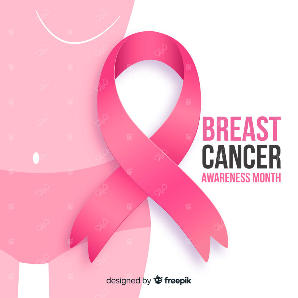 ماه آگاهی از سرطان پستان با روبان واقعی