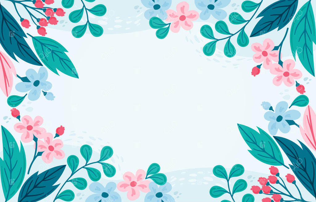 طراحی پس‌زمینه گل‌ها