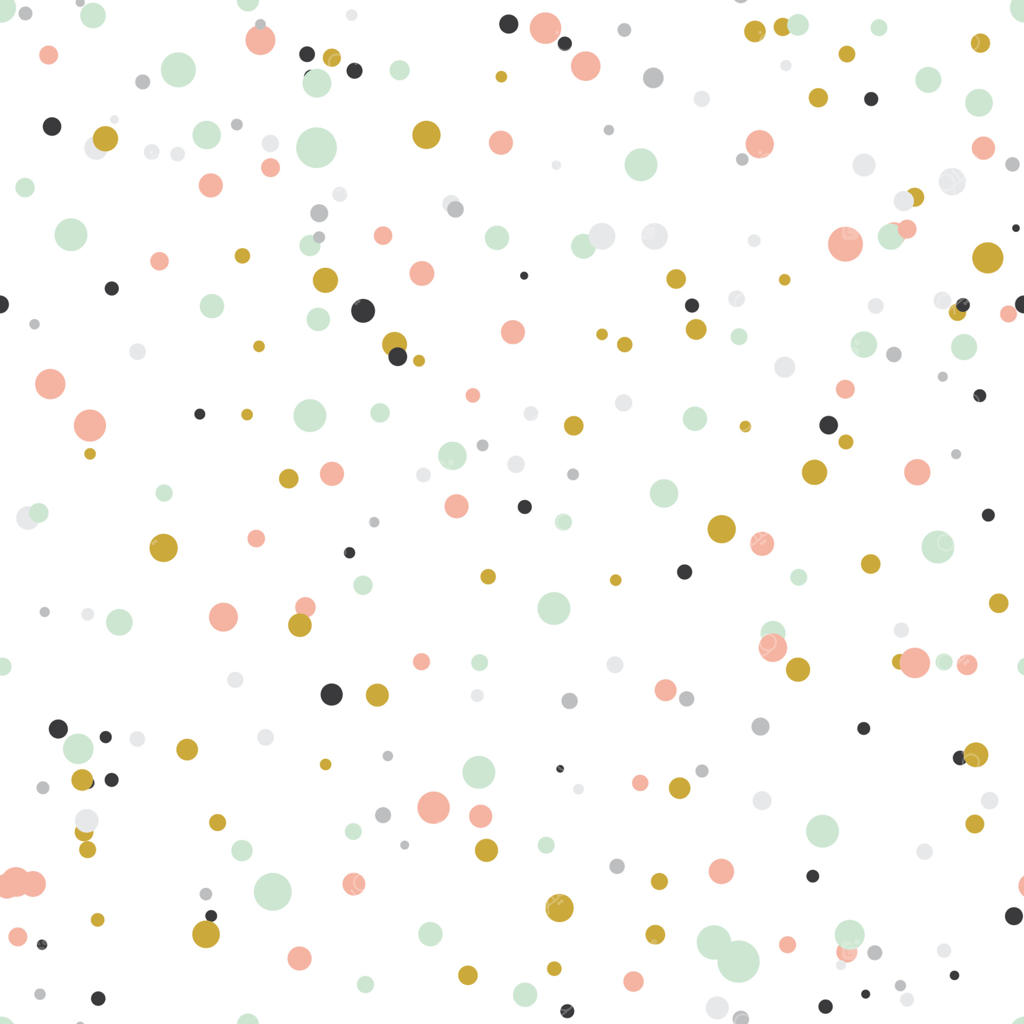 پس‌زمینه انتزاعی یکپارچه با نقاط و دایره‌ها. الگوی هندسی بی‌پایان نقطه‌دار و درهم.