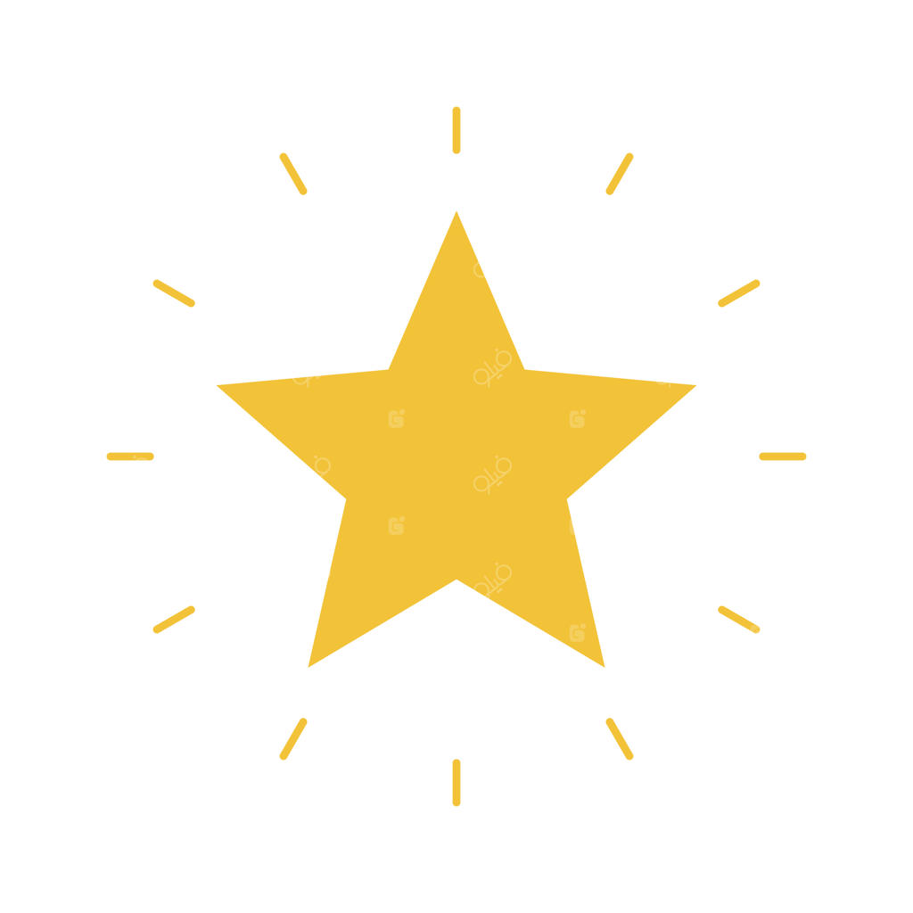 ستاره با خطوط درخشان