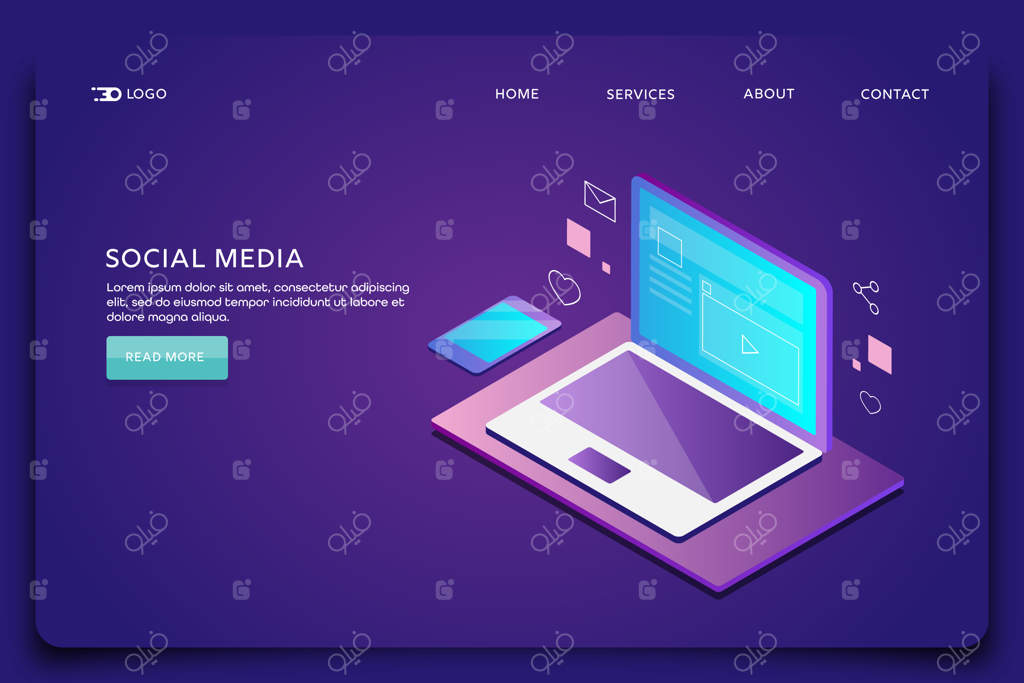 صفحه فرود بازاریابی شبکه‌های اجتماعی