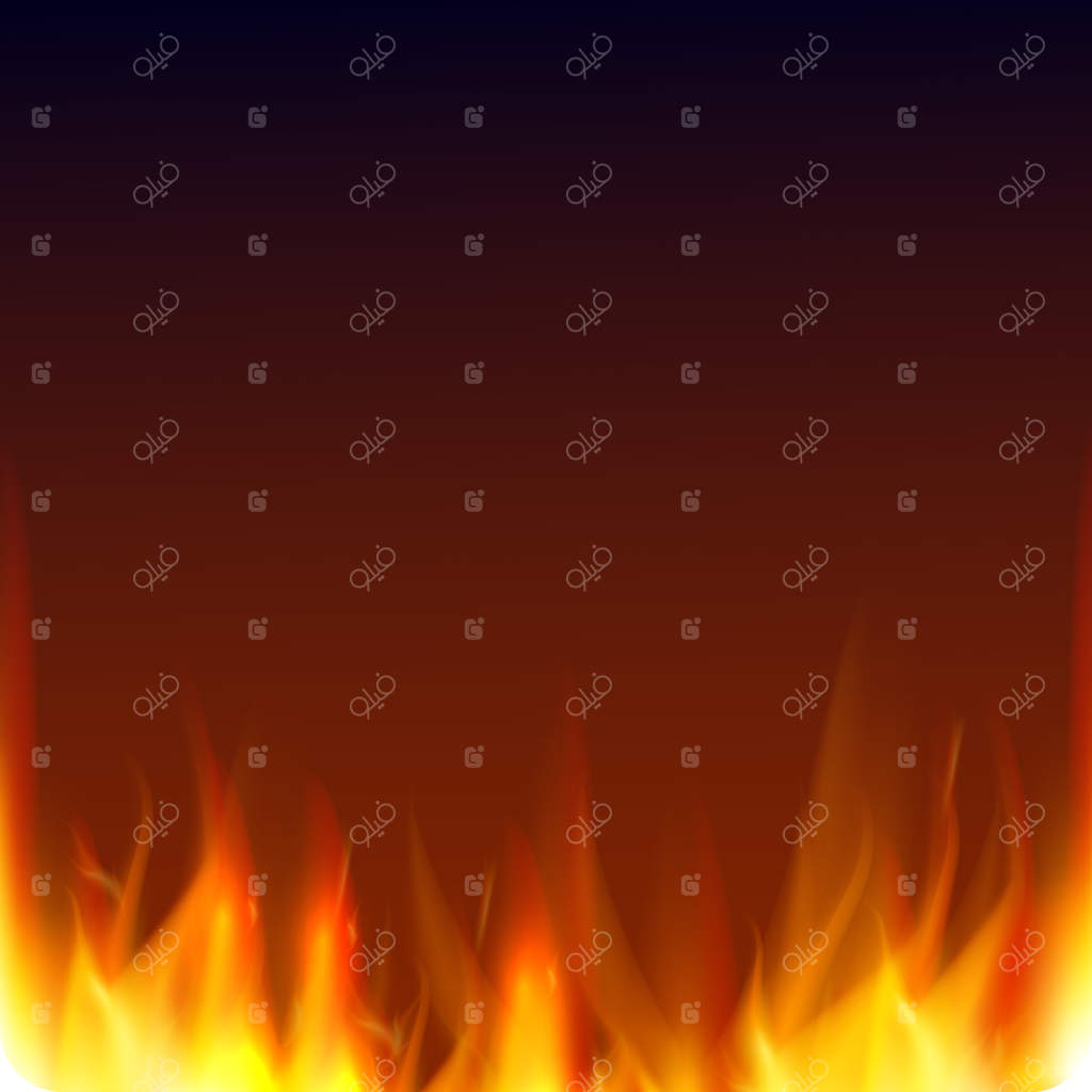 لامپ روشن بر زمینه شفاف