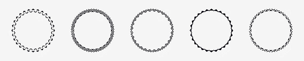 طراحی قاب‌های دایره‌ای بومی آفریقایی برای پروژه‌های خلاقانه