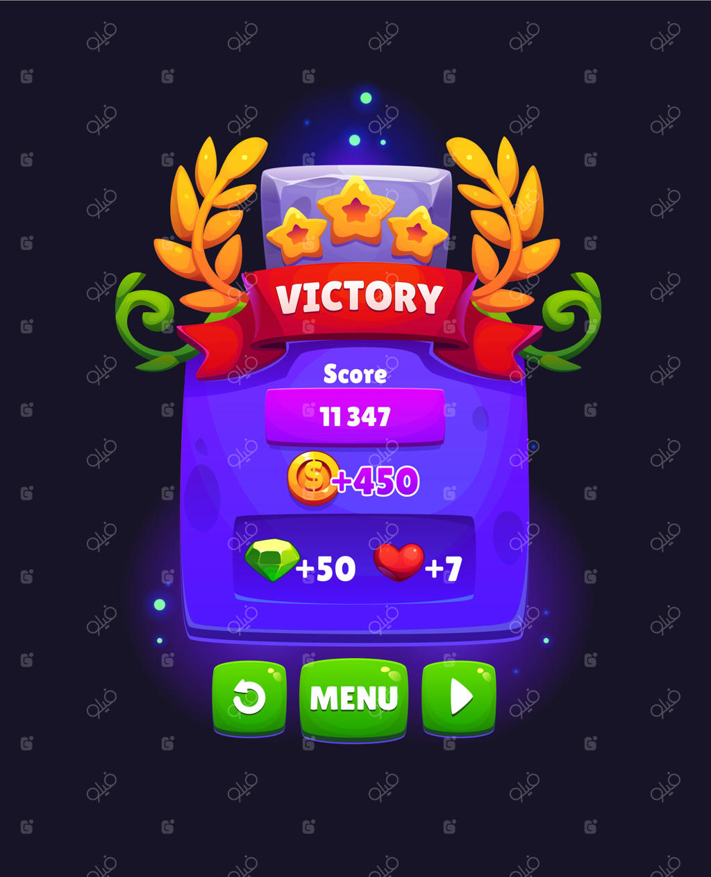 قاب بازی پیروزی، امتیاز و جوایز برندگان