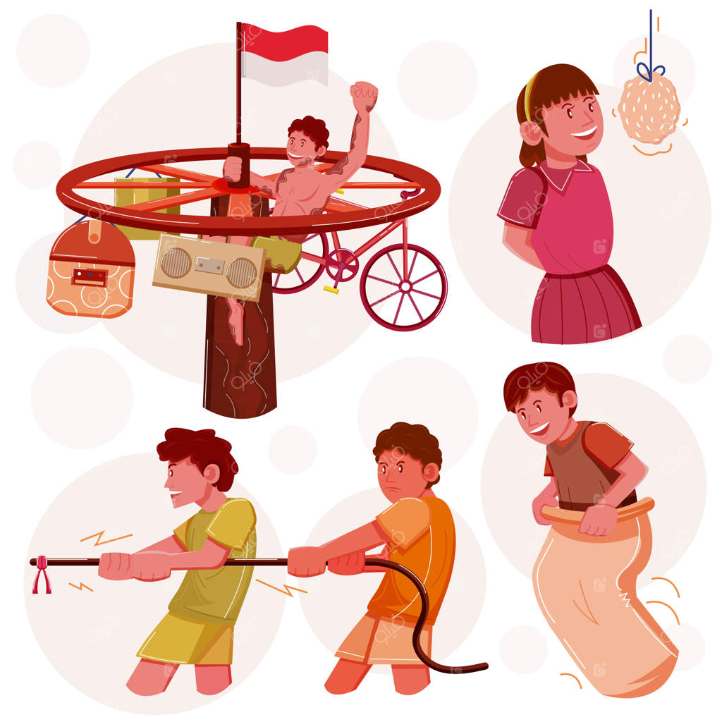 هیجان مسابقات روز استقلال اندونزی در ۱۷ آگوست