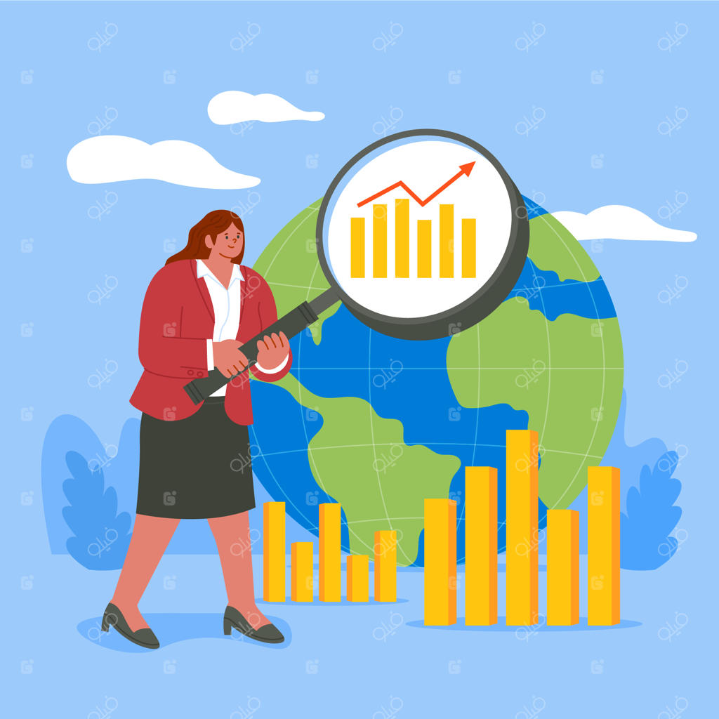 تصویرسازی اقتصاد در دنیای مسطح