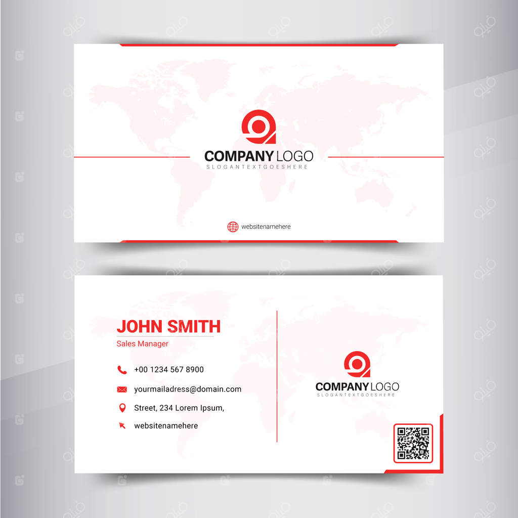 پترن کارت ویزیت برای طراحی هویت برند شرکتی