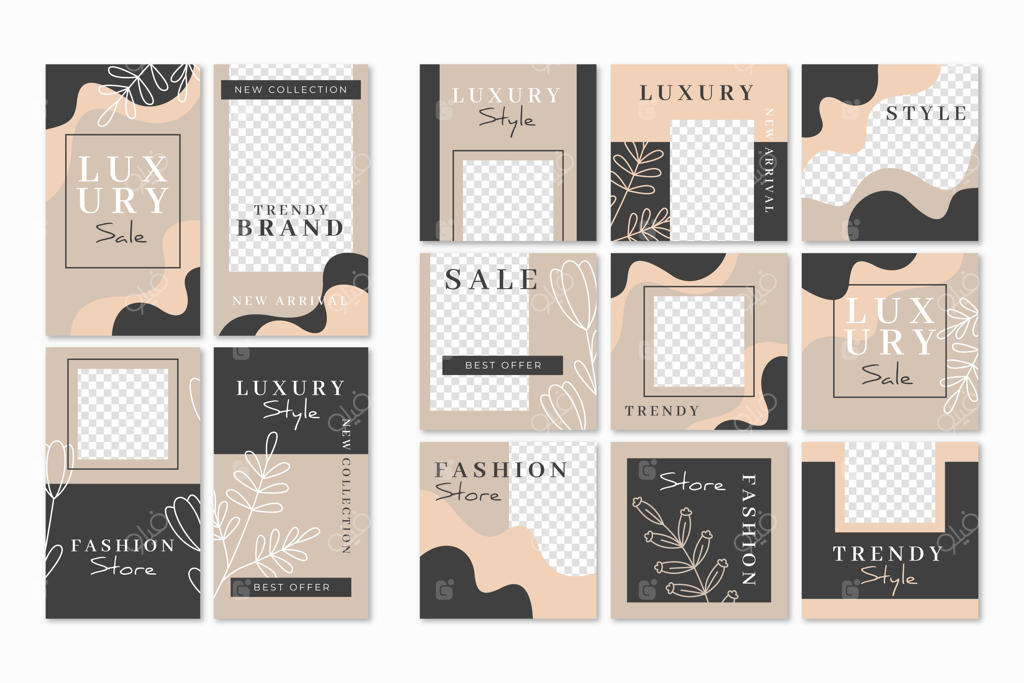 مجموعه استوری‌ها و پست‌های اینستاگرام