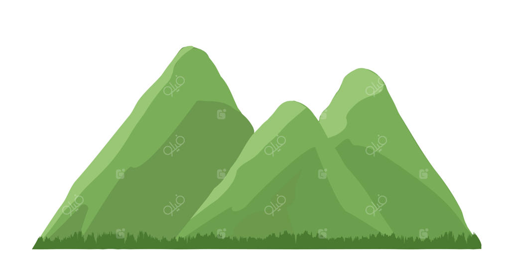 آیکون کوه‌های سبز