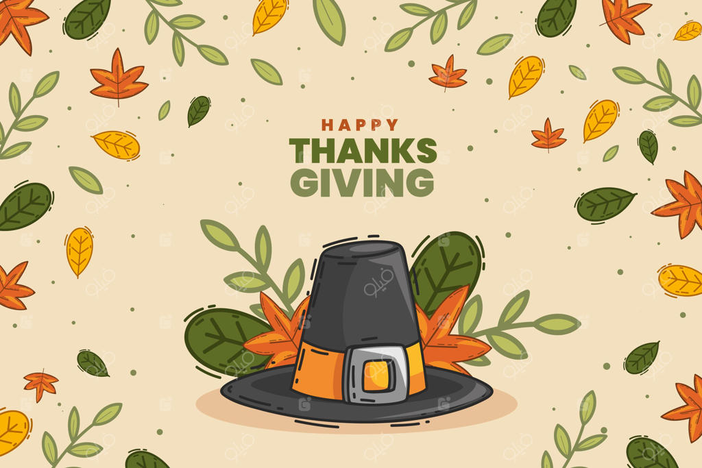 پس‌زمینه‌ دست‌ساز روز شکرگزاری