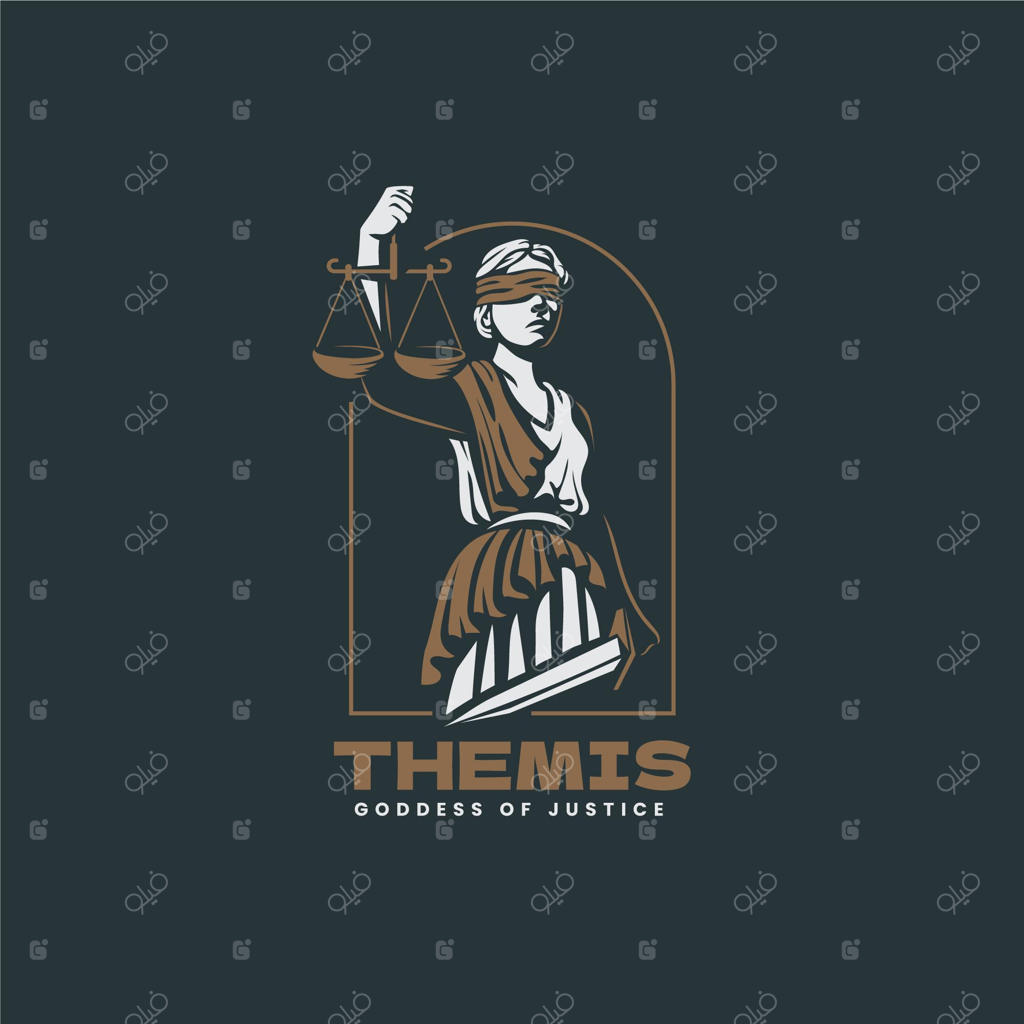 قالب لوگوی خدایان با جزئیات کامل